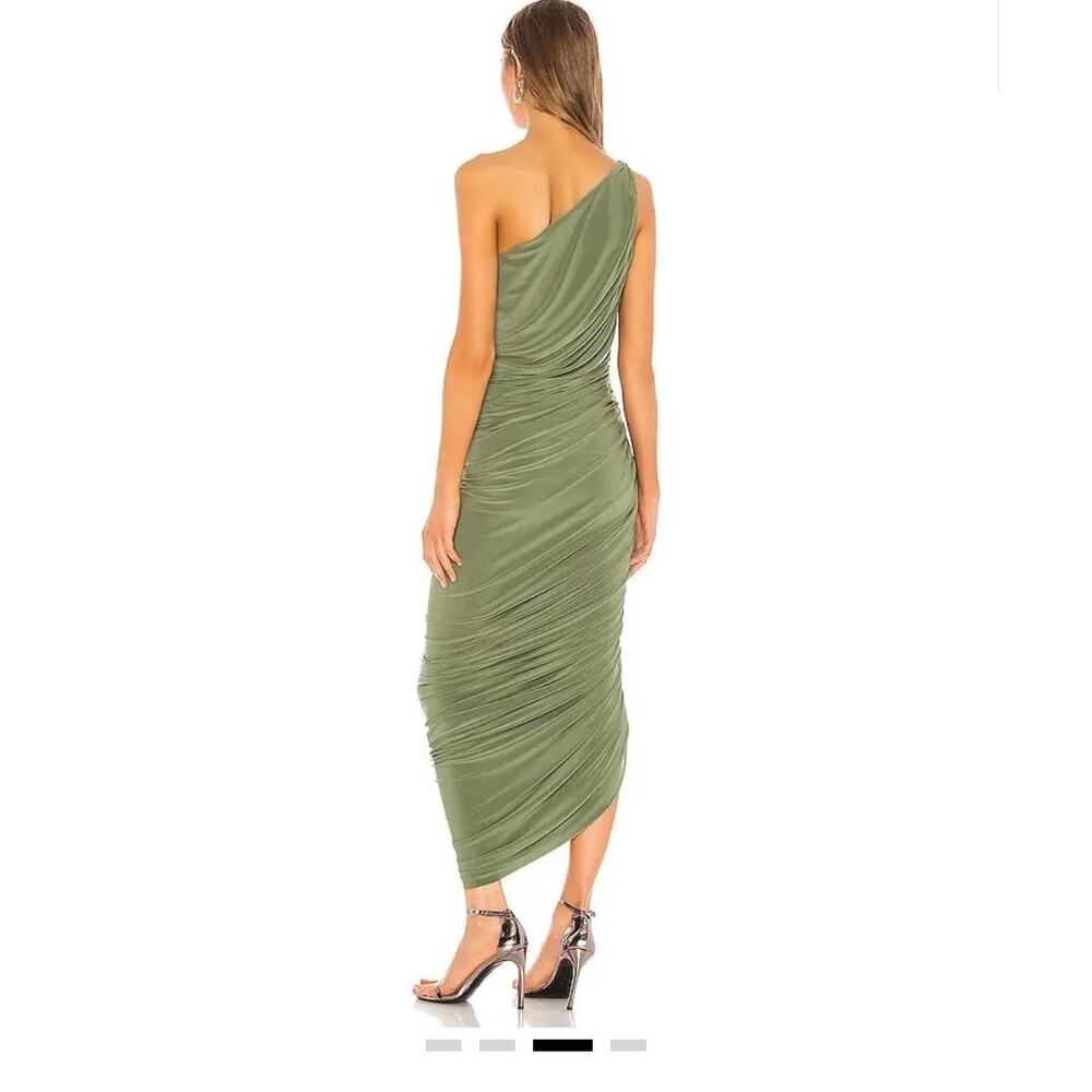 NEW Norma Kamali Diana Gown Celadon Green Size Small - Picture 3 of 7